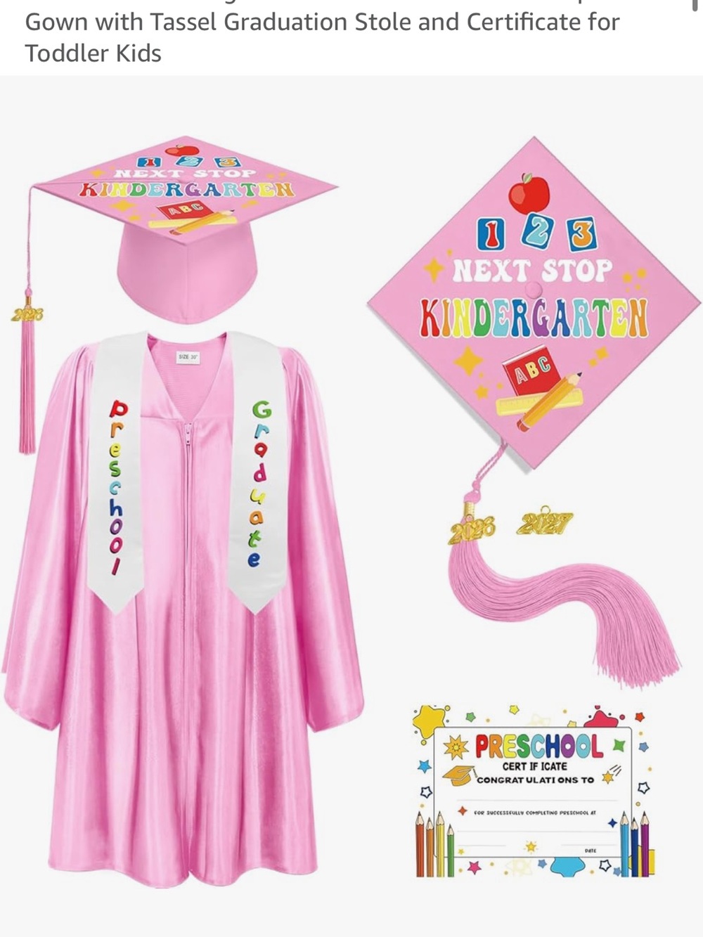 NWT Kindergarten Graduation Set